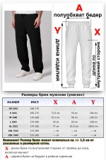 Мужские плотные спортивные брюки демисезонные basic черный цвет   Магазин Толстовок Спортивные брюки мужские демисезонные с подгибом снизу BASIC
