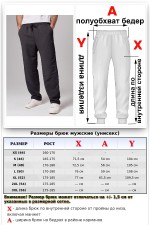 Мужские плотные спортивные брюки демисезонные basic графитовый серый   Магазин Толстовок Спортивные брюки мужские демисезонные с подгибом снизу BASIC