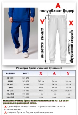 Мужские плотные спортивные брюки демисезонные basic ярко-синие (василек)