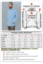 Худи тонкая мужская летняя голубая   Магазин Толстовок Худи на лето с капюшоном однотонные МУЖСКИЕ