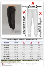 Женские спортивные брюки демисезонные графитовые (темно-серые)   Магазин Толстовок Женские спортивные брюки демисезонные demi season (весна осень)