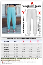 Женские спортивные брюки демисезонные мятные (Тиффани)   Магазин Толстовок Женские спортивные брюки демисезонные demi season (весна осень)