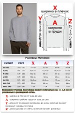 Мужской лонгслив классический premium серый-меланж   Магазин Толстовок Мужские лонгсливы классический крой