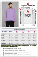 Мужской лонгслив классический premium лавандовый (сиреневый)   Магазин Толстовок Мужские лонгсливы классический крой