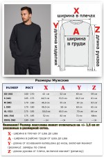 Мужской лонгслив классический premium графитовый   Магазин Толстовок Мужские лонгсливы классический крой