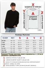 Мужской лонгслив классический premium черный   Магазин Толстовок Мужские лонгсливы классический крой