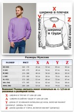 Мужской свитшот сиреневый (лаванда) классический без начеса петельный 320гр/м2   Магазин Толстовок Мужские Свитшоты Классика / Sweatshirts Classic Man