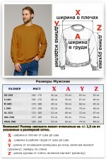 Мужской свитшот цвет кэмэл классический без начеса петельный 320гр/м2   Магазин Толстовок Мужские Свитшоты Классика / Sweatshirts Classic Man
