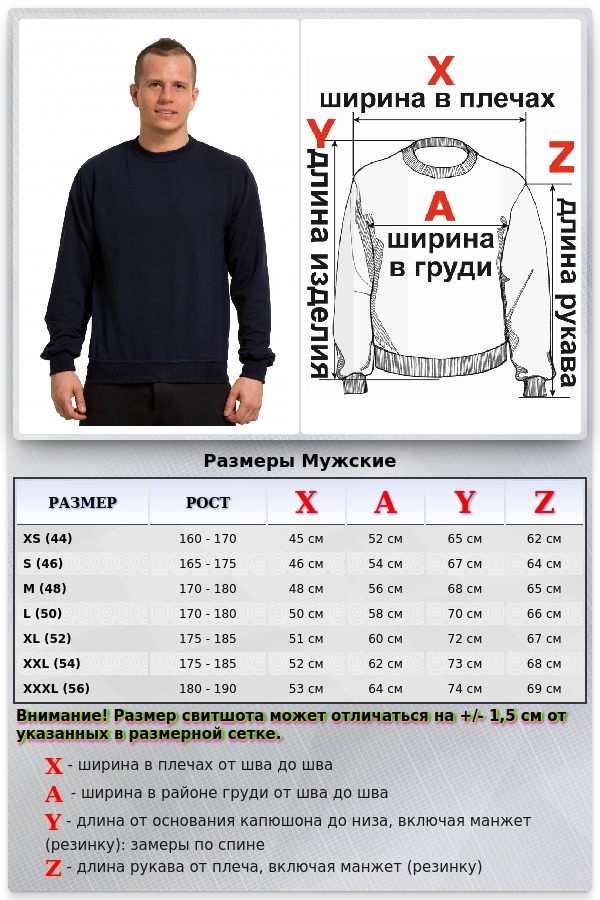 Мужской черный свитшот летний 250гр/м2   Магазин Толстовок Свитшот летний мужской классический (базовый)