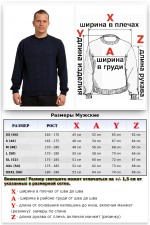 Мужской черный свитшот летний 250гр/м2   Магазин Толстовок Свитшот летний мужской классический (базовый)
