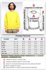 Мужской лимонно желтый свитшот с начесом утепленный 320гр   Магазин Толстовок Зимние свитшоты с начесом 320 гр/м однотонные МУЖСКИЕ 