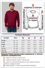 Мужской бордовый свитшот летний 230гр/м2   Магазин Толстовок Свитшот летний мужской классический (базовый)