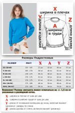 Тонкий женский бирюзовый свитшот летний 240гр/м2   Магазин Толстовок Свитшот летний женский классический (базовый)