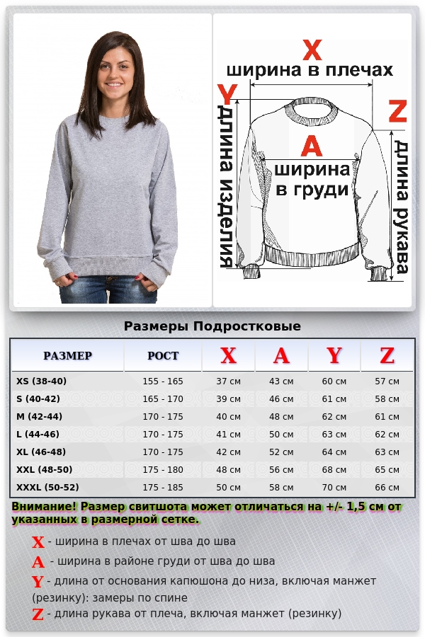 Тонкий женский серый (меланж) свитшот летний 240гр/м2   Магазин Толстовок Свитшот летний женский классический (базовый)