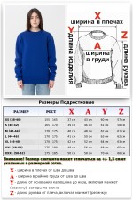 Женский ярко-синий (васильковый) свитшот с начесом утепленный   Магазин Толстовок Зимние свитшоты с начесом 320 гр/м однотонные ЖЕНСКИЕ