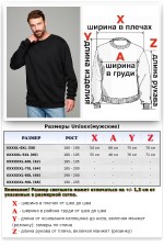 Мужской черный свитшот классический без начеса петельный 320гр/м2   Магазин Толстовок Свитшоты больших размеров мужские Big Size