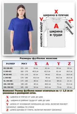 Василек (ярко-синяя) женская футболка Premium