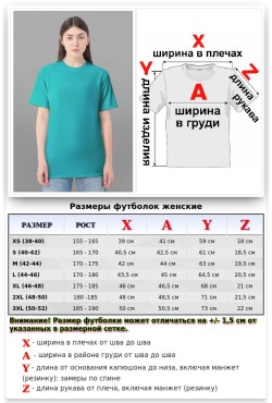 Изумрудная женская футболка Premium