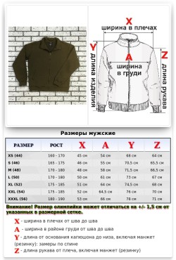 Мужская олимпийка на молнии хаки плотная демисезонная без начеса